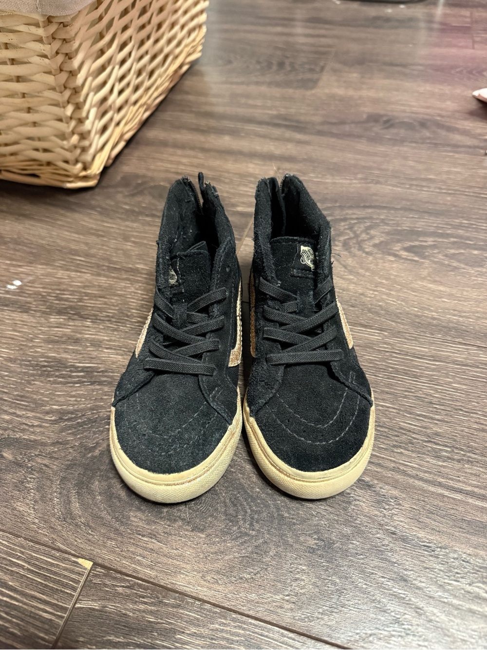 Vans Kids Black High-Top Sneakers